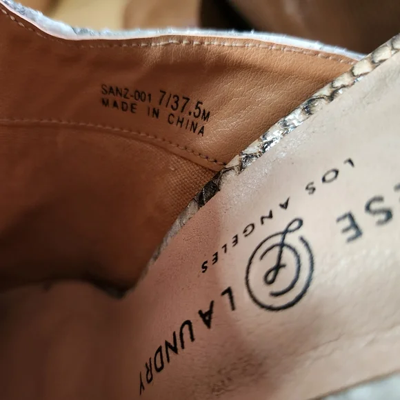 Chinese Laundry Snake Skin Mule Slip On Shoes - Picture 7 of 8